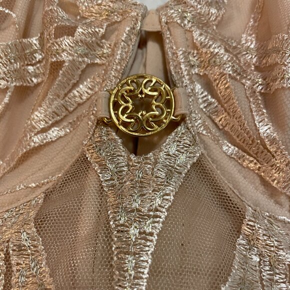 AUBADE Elie Saab x Aubade My Desire Lace Bustier in Cream Size 30E/30DD NWT - Picture 2 of 15